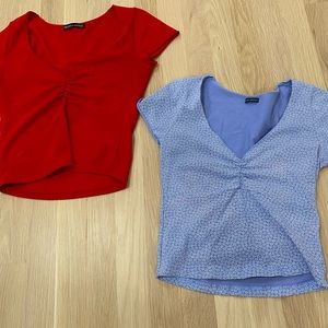 Two Brandy Melville Shirts